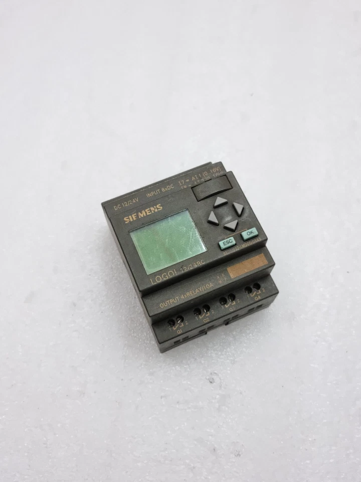 *Used Working* Siemens 6ED1052-1MD00-0BA5 Logo 12/24Rc Dc 12/24V Fast Ship